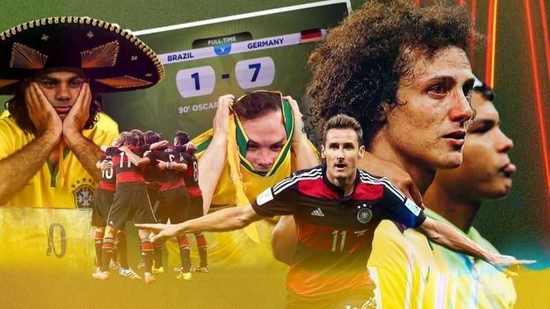 Blazil Thất bại 1-7 trước Đức tại World Cup 2014